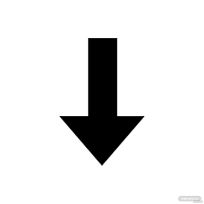 Arrows down icon on akcija
